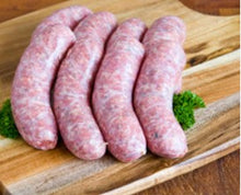 Load image into Gallery viewer, Free Range Chicken &amp; Fresh Leek Sausage with Bacon
